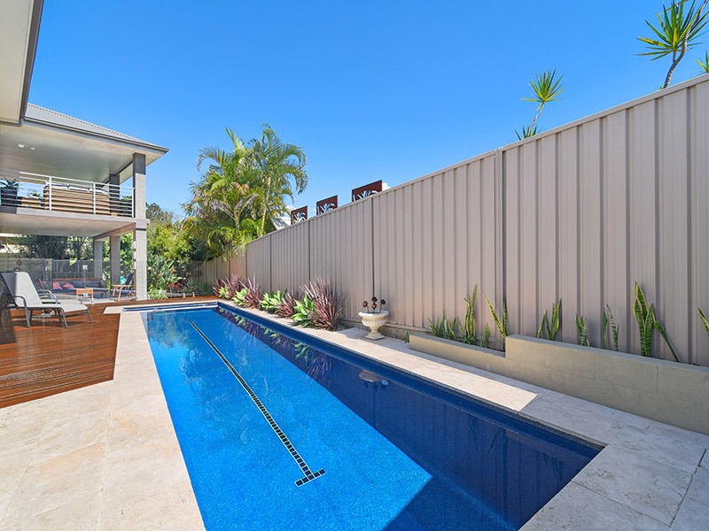 Our agents, Coastline Pools & Spas in NSW just installed this beautiful Freedom 11m Lap Pool in Sapphire MarbleTech. What a great looking job