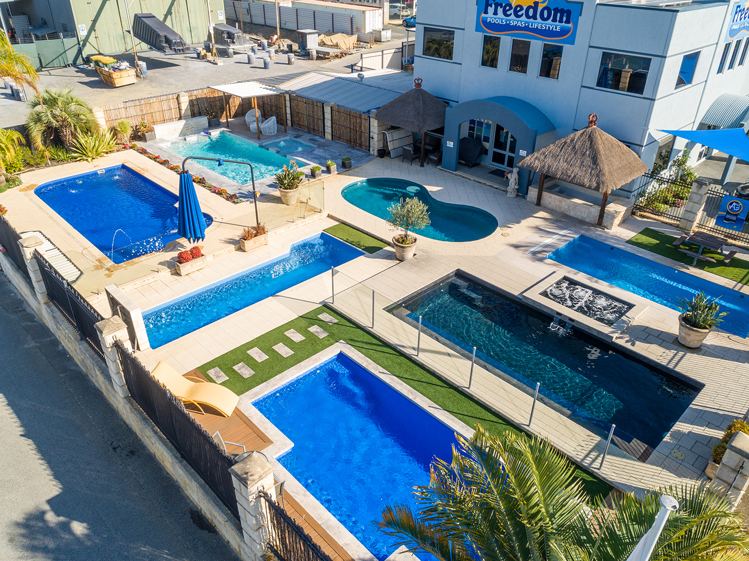 When it comes to creating the perfect backyard, choose Freedom Pools.